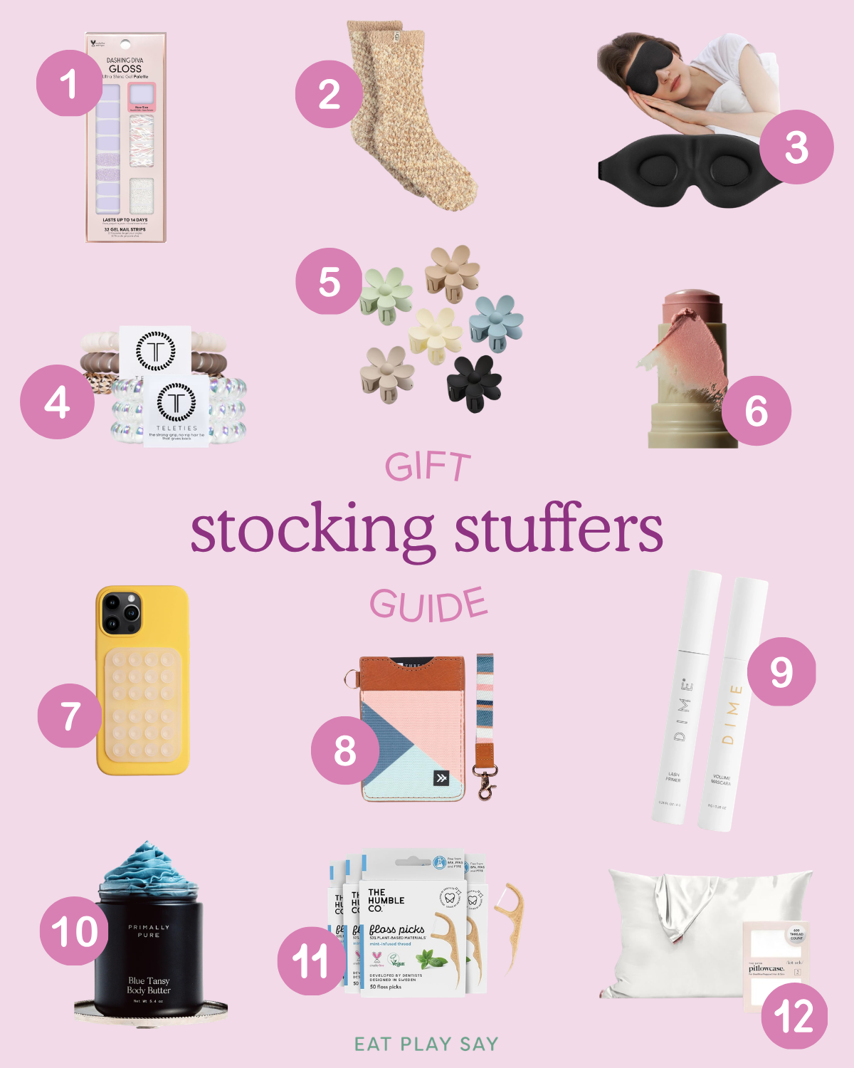 round up of stocking stuffers for moms