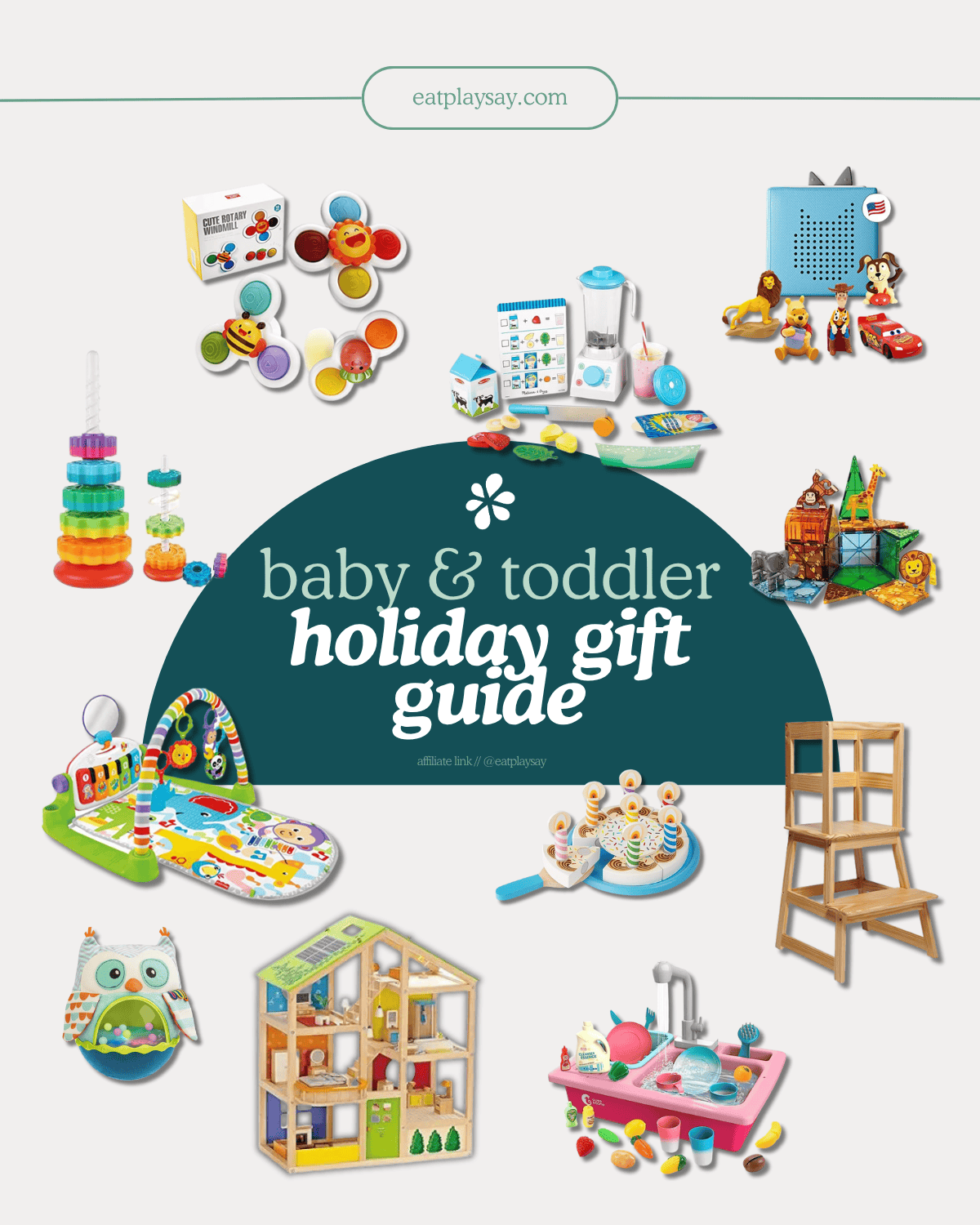 baby and toddler holiday gift guide round up image