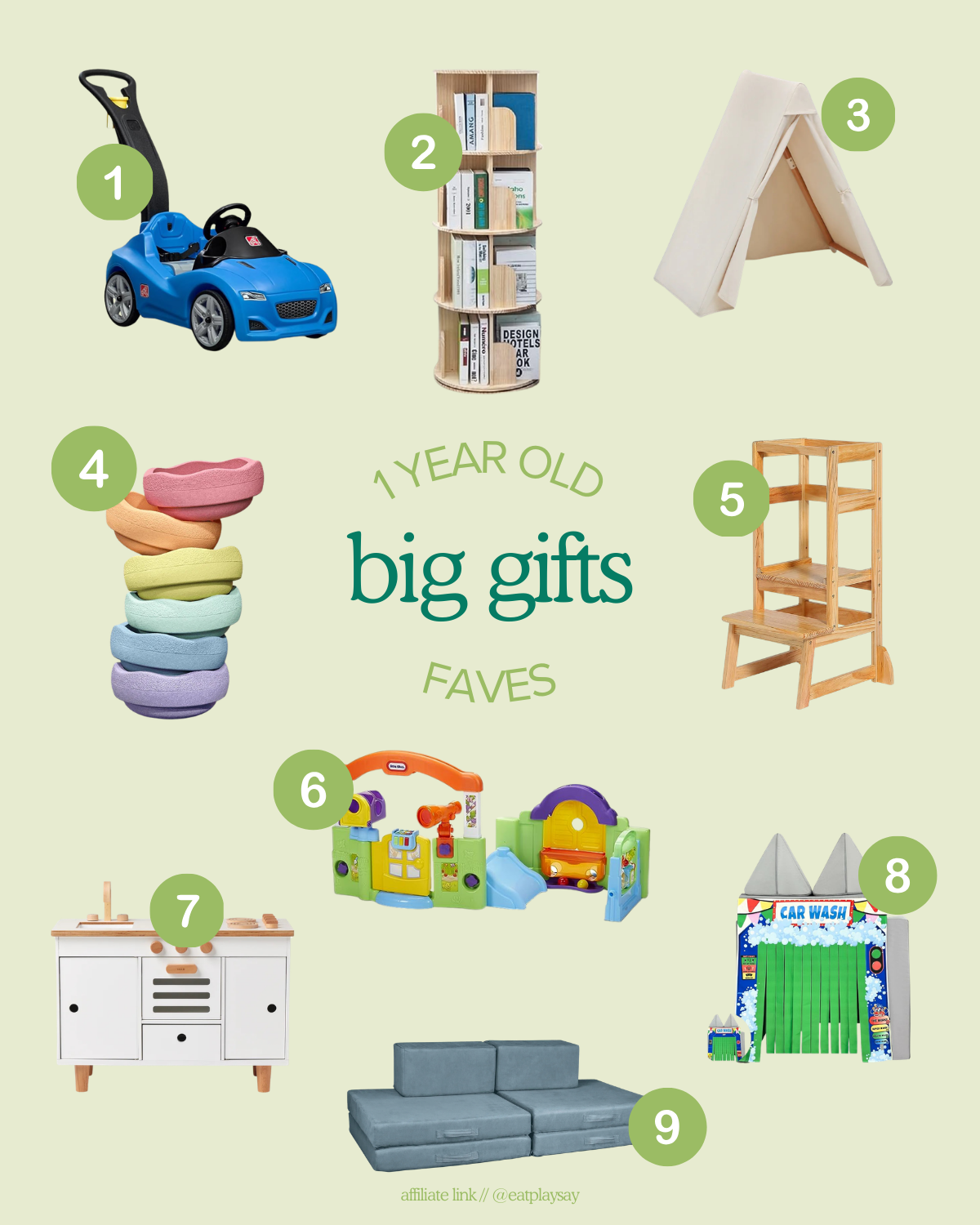 big ticket item gifts for 1 year olds