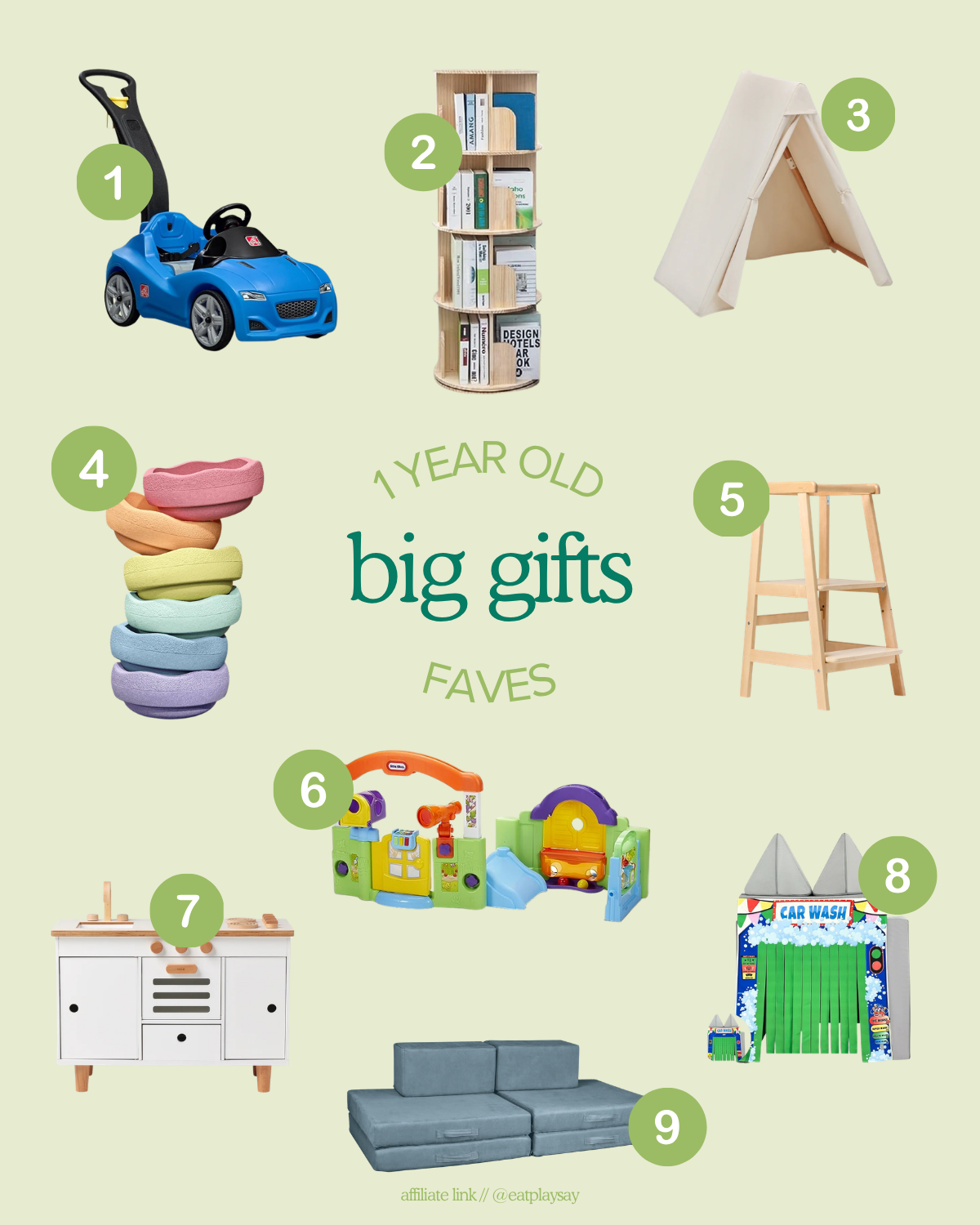 big ticket item gifts for 1 year olds