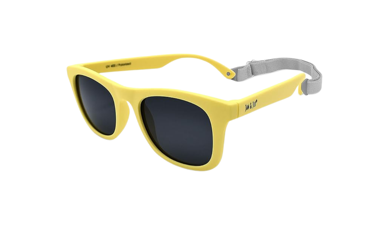 Jan and Jul toddler sunglasses in yellow