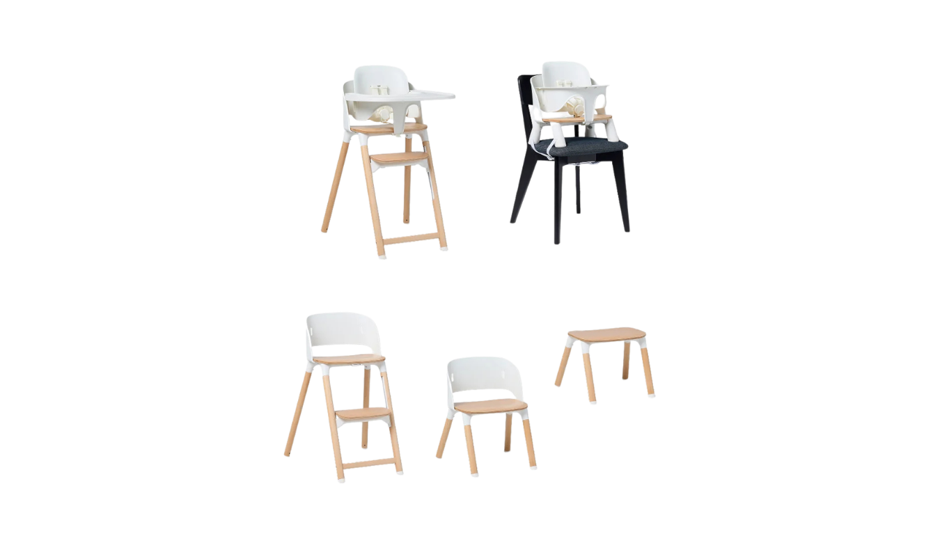 Lalo high chair 5-in-1 design layout
