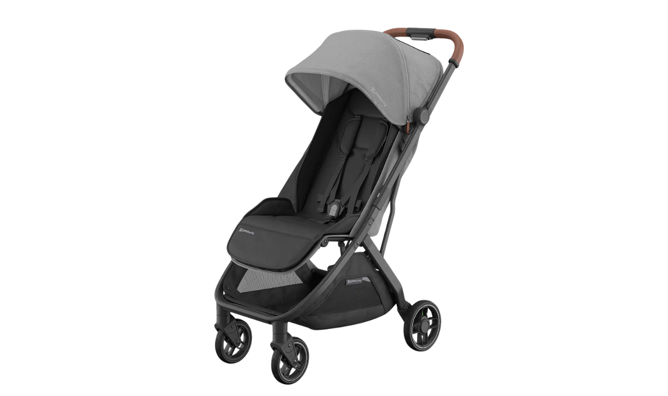 Uppababy Minu V3 travel stroller in gray