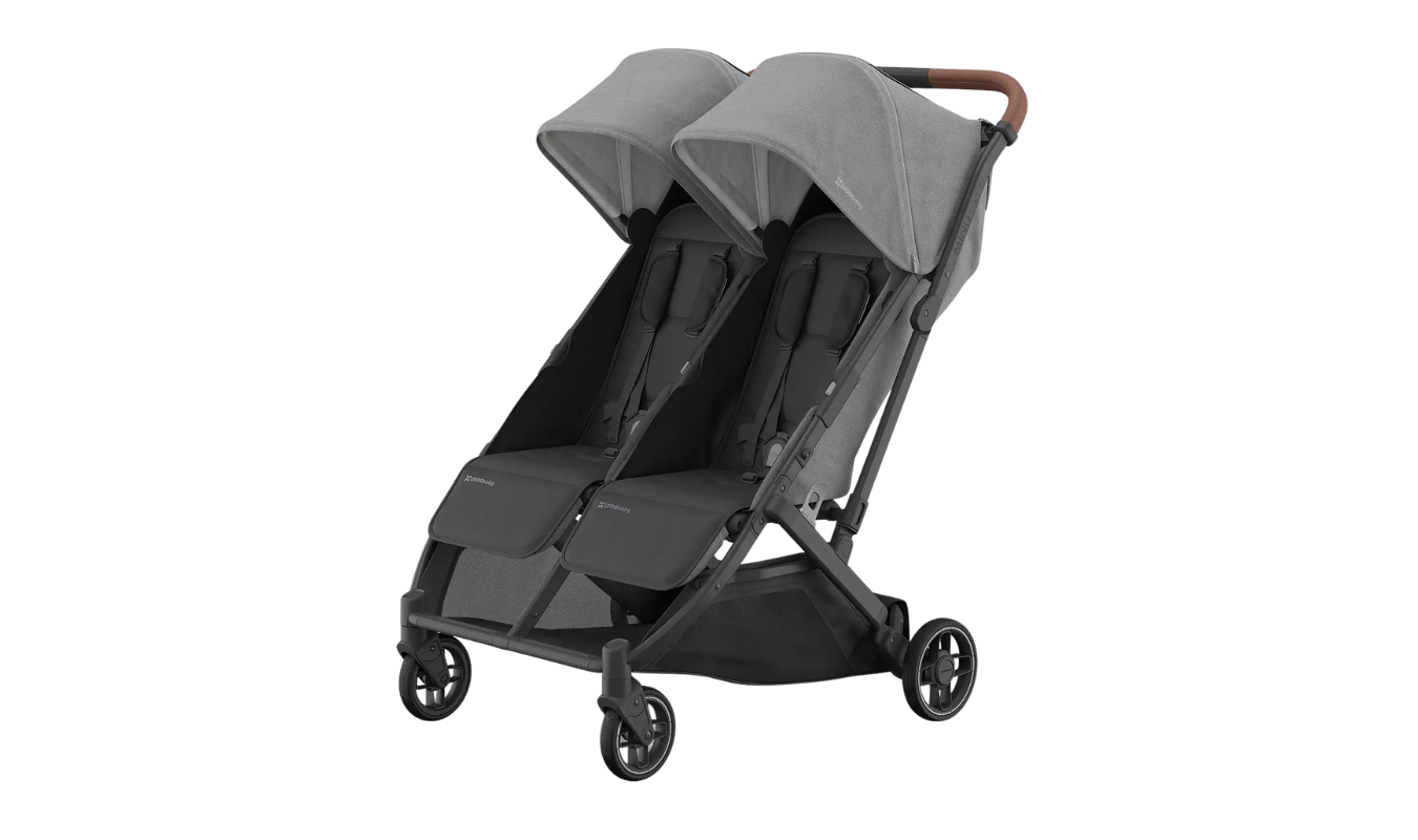 Uppababy Minu Duo stroller in a post about best travel strollers