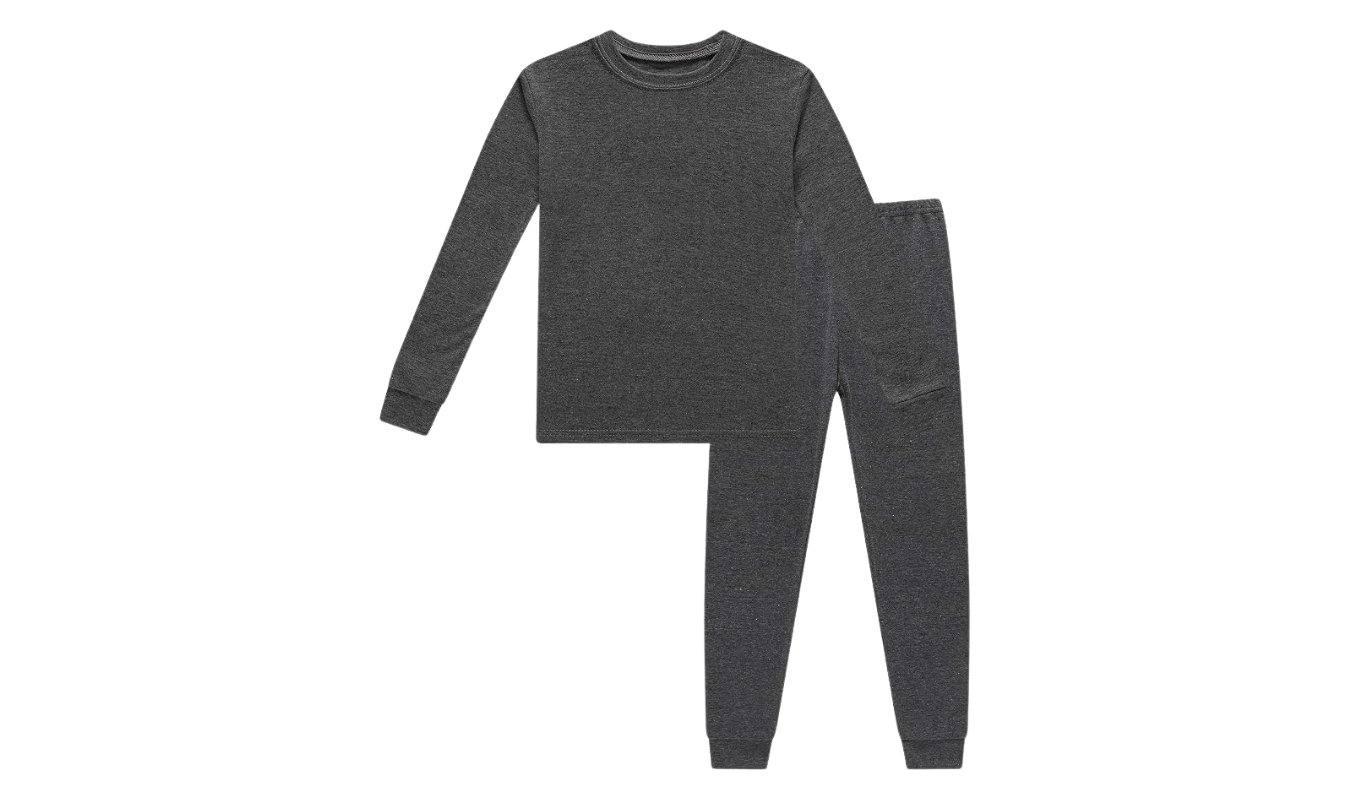 cotton pajamas for kids that double as long underwear for winter