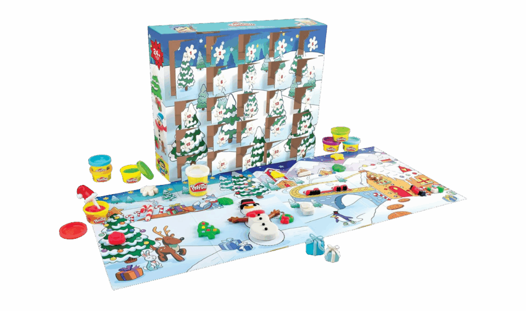 Play-Doh advent calendar for kids