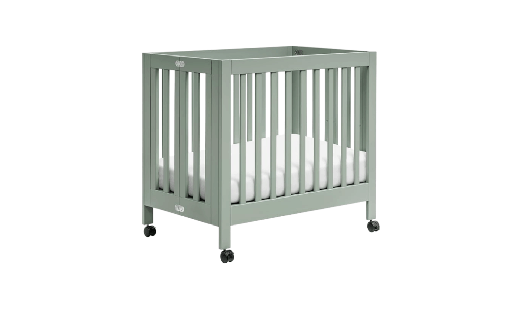 babyletto origami folding mini crib