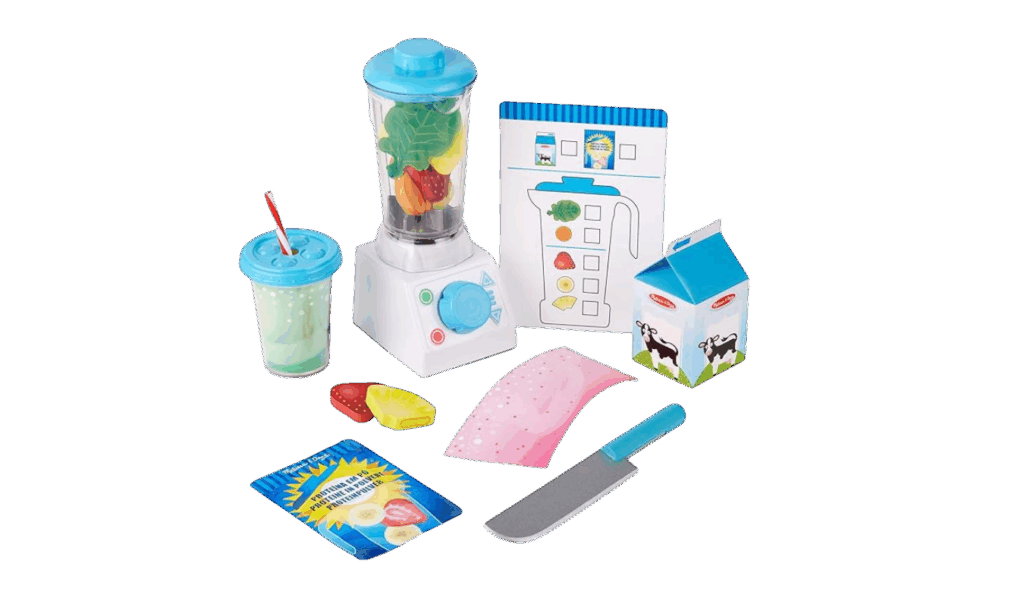 Melissa & Doug Smoothie Maker blender set with accessories