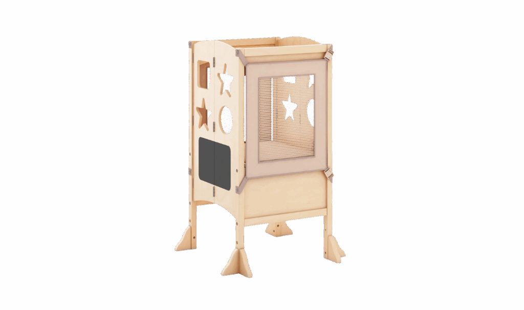 Guidecraft Kitchen Helper® Toddler Tower Step Stool, as part of a post about the best learning towers