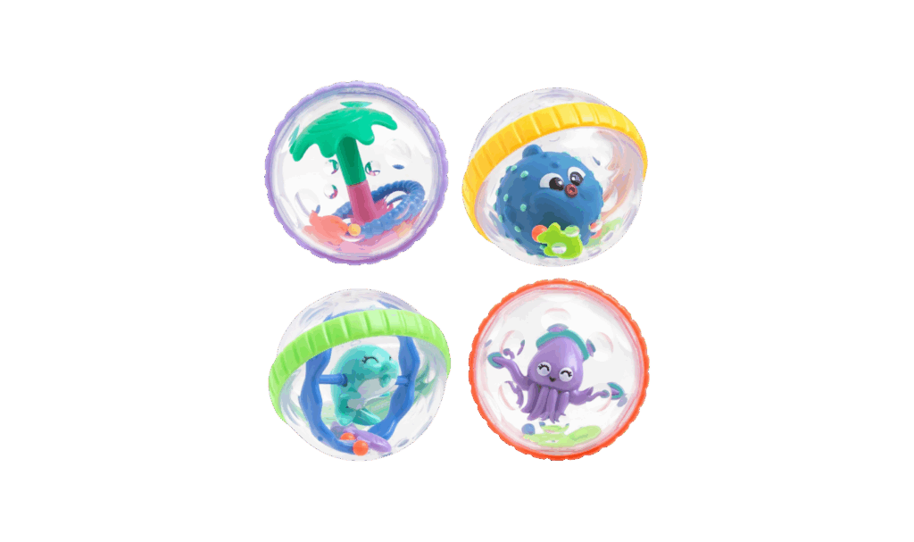 floating infant bath toys from Nuby