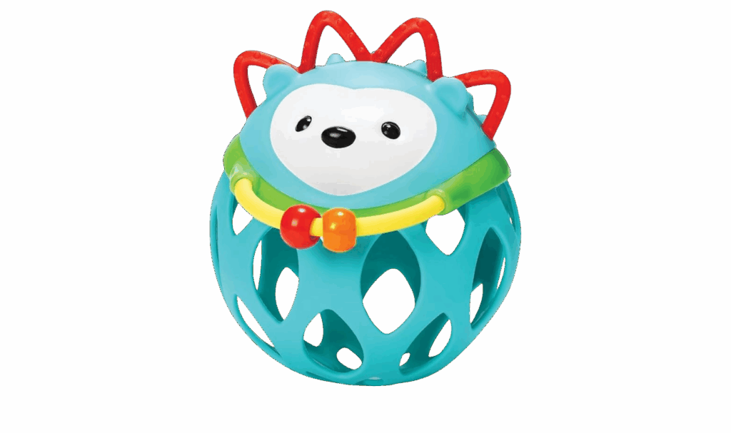 Skip Hop Spike the Hedgehog Teether and rattle toy