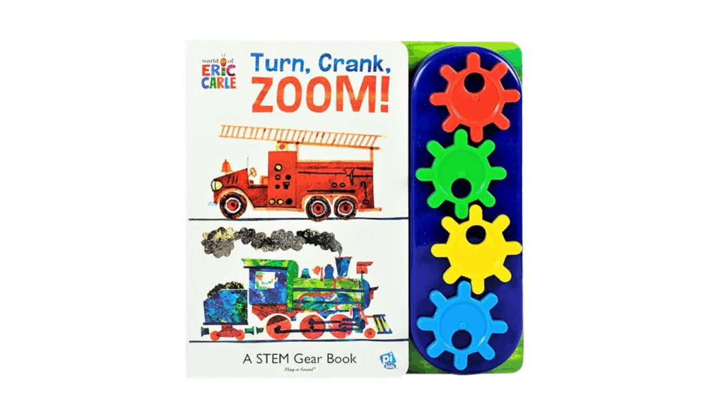 Turn, Crank, Zoom interactive book