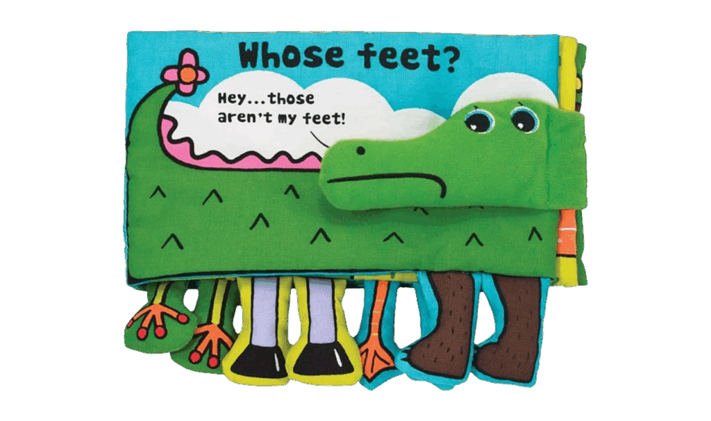 Whose Feet? Soft book from Melissa and Doug