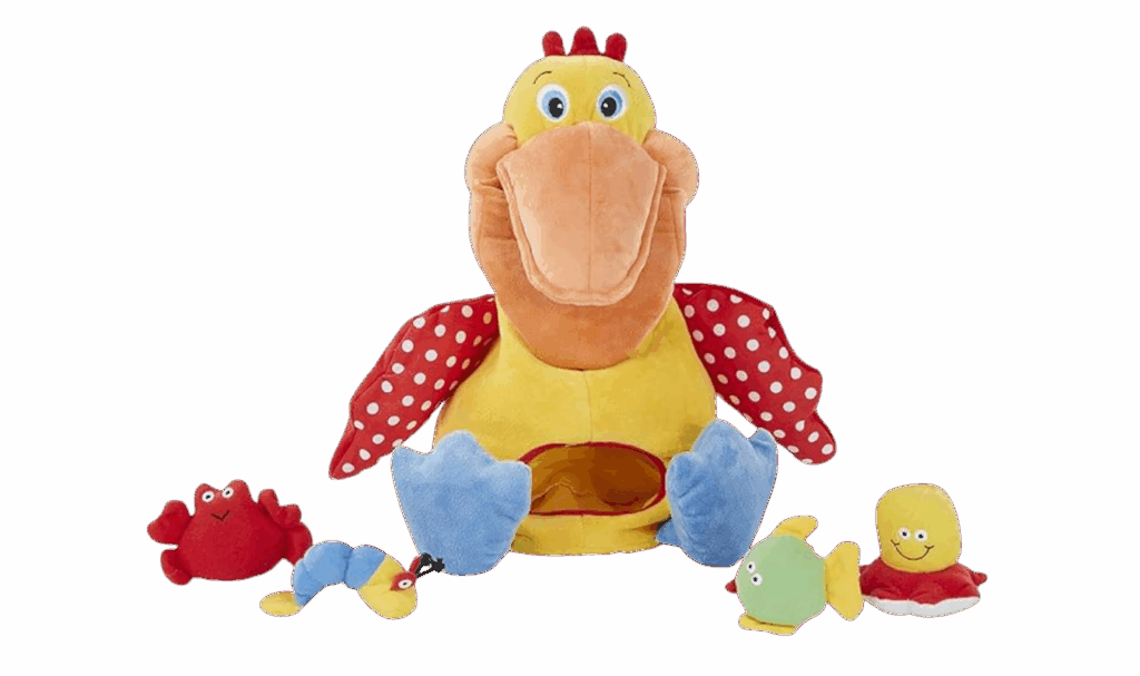 Melissa & Doug K's Kids Hungry Pelican Soft Baby Educational Toy