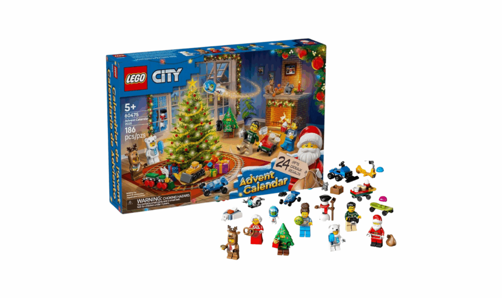 LEGO City Advent calendar with minifigures and 24 mini builds