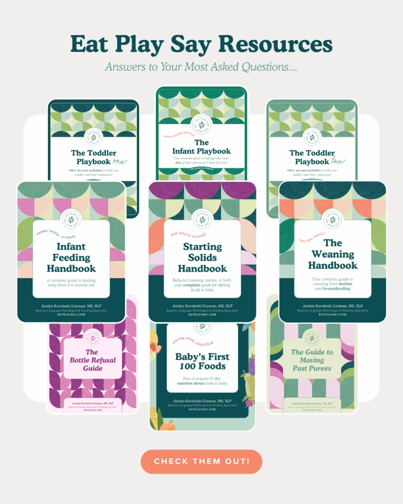 Image of Eat Play Say digital resources.