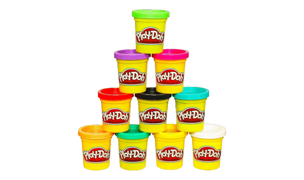 10-pack of Play-Doh in a stocking stuffer post