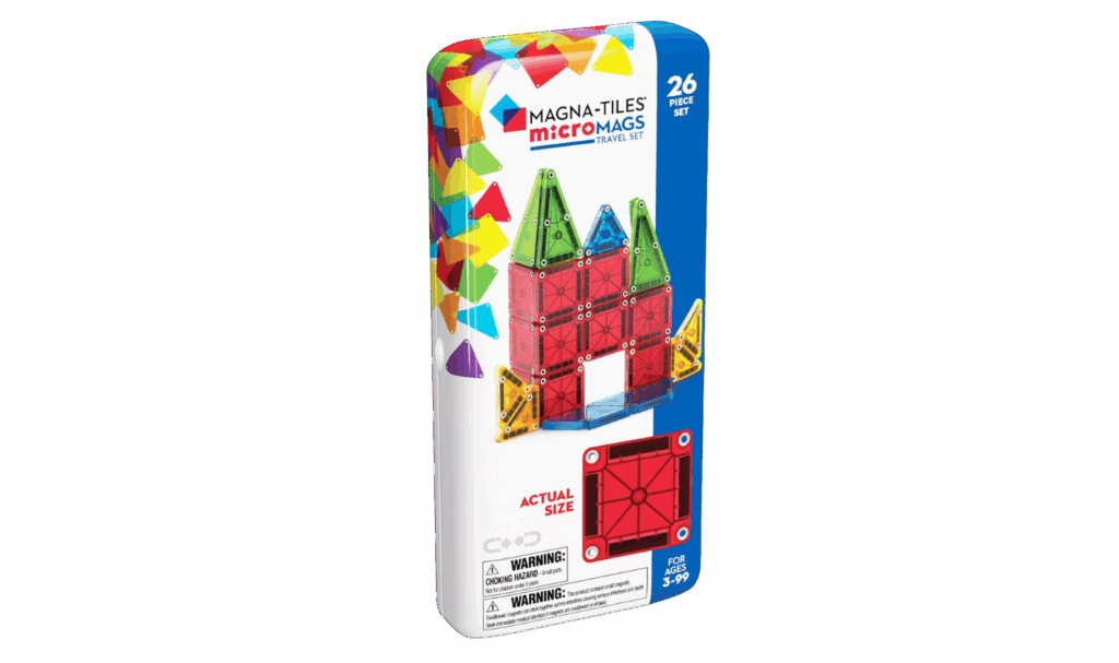 micro magna-tiles travel set featured in post about toddler stocking stuffers