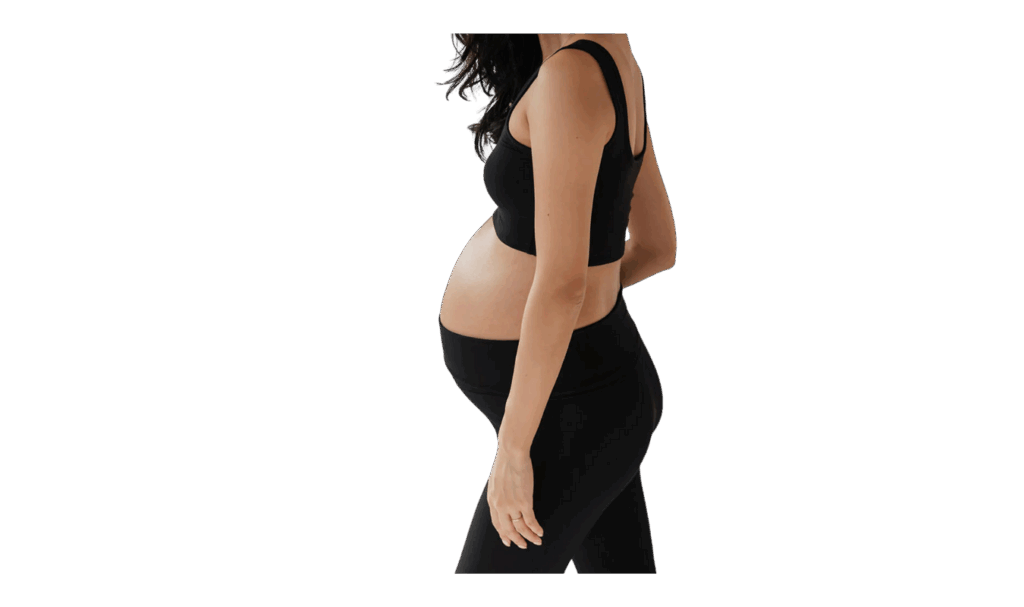 Storq Signature maternity leggings in black