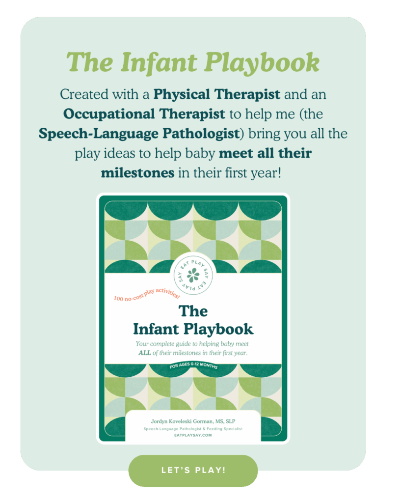 Eat Play Say Infant Playbook