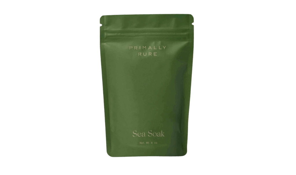 Primally Pure Sea Soak bath salts packet