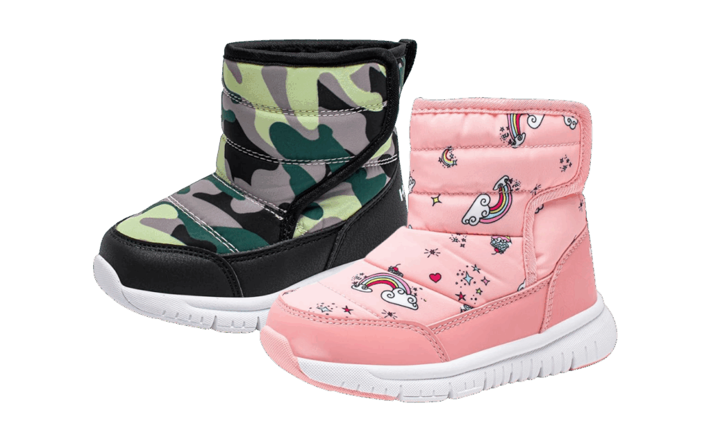 HOBIBEAR slip-resistant, calf-height winter boots for toddlers