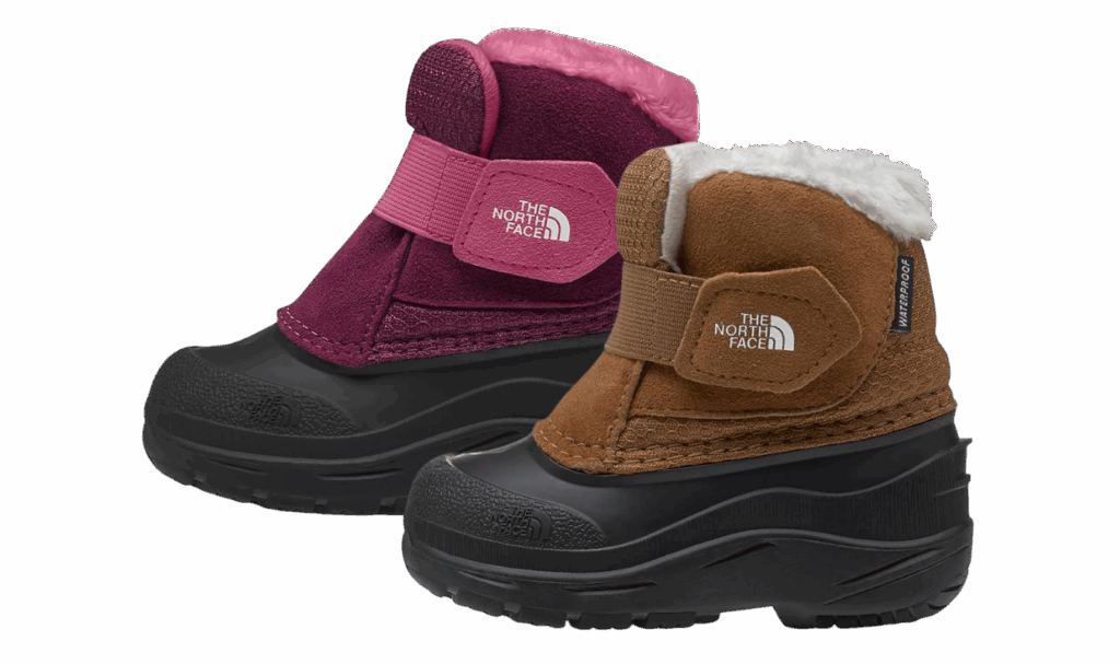 The North Face waterproof winter boot for toddlers