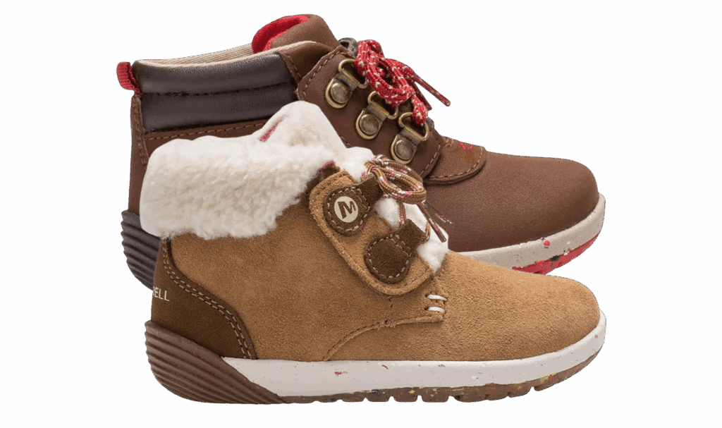 Merrell Bare Steps boots for toddlers