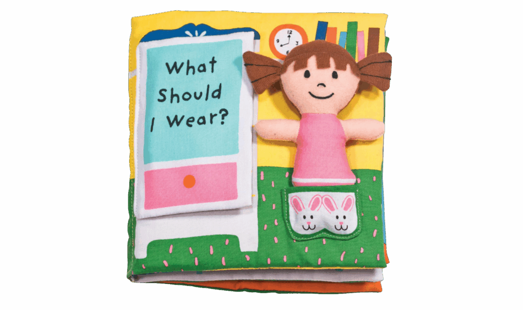 Melissa & Doug What Should I Wear Soft Book with doll 