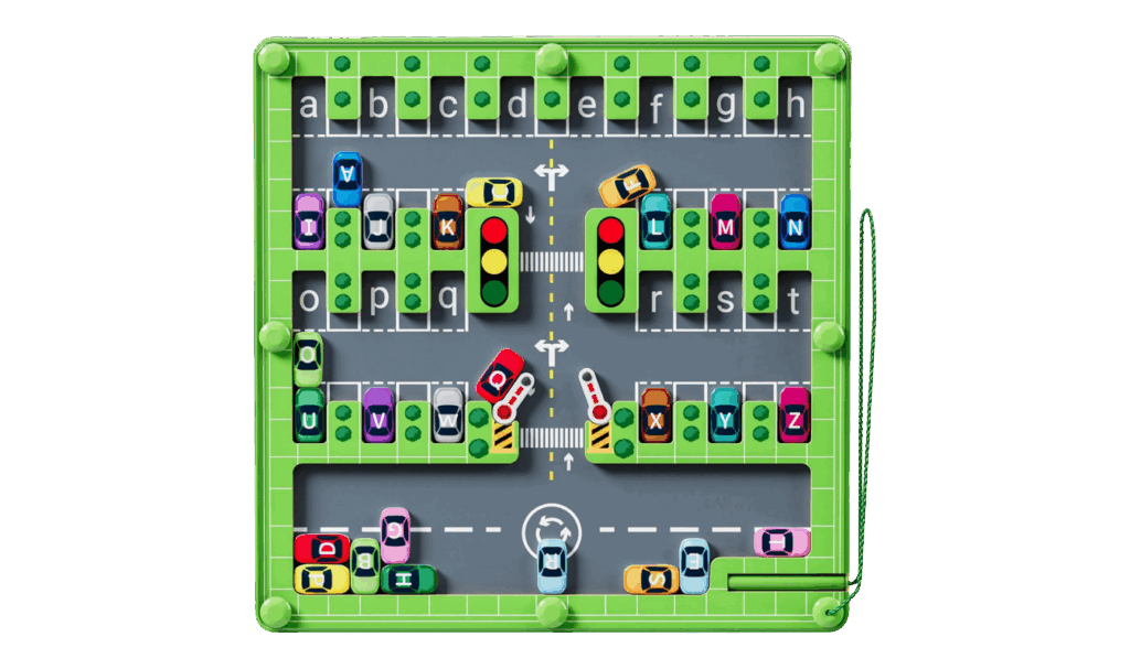 magnetic alphabet maze, fine motor travel toy