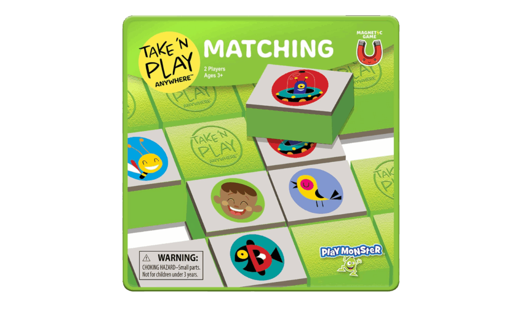Take and Play magnetic matching game travel toy