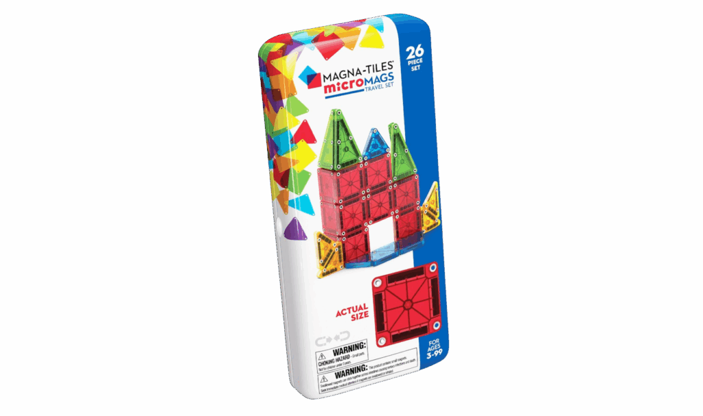 MAGNA-TILES micro tiles travel set for kids