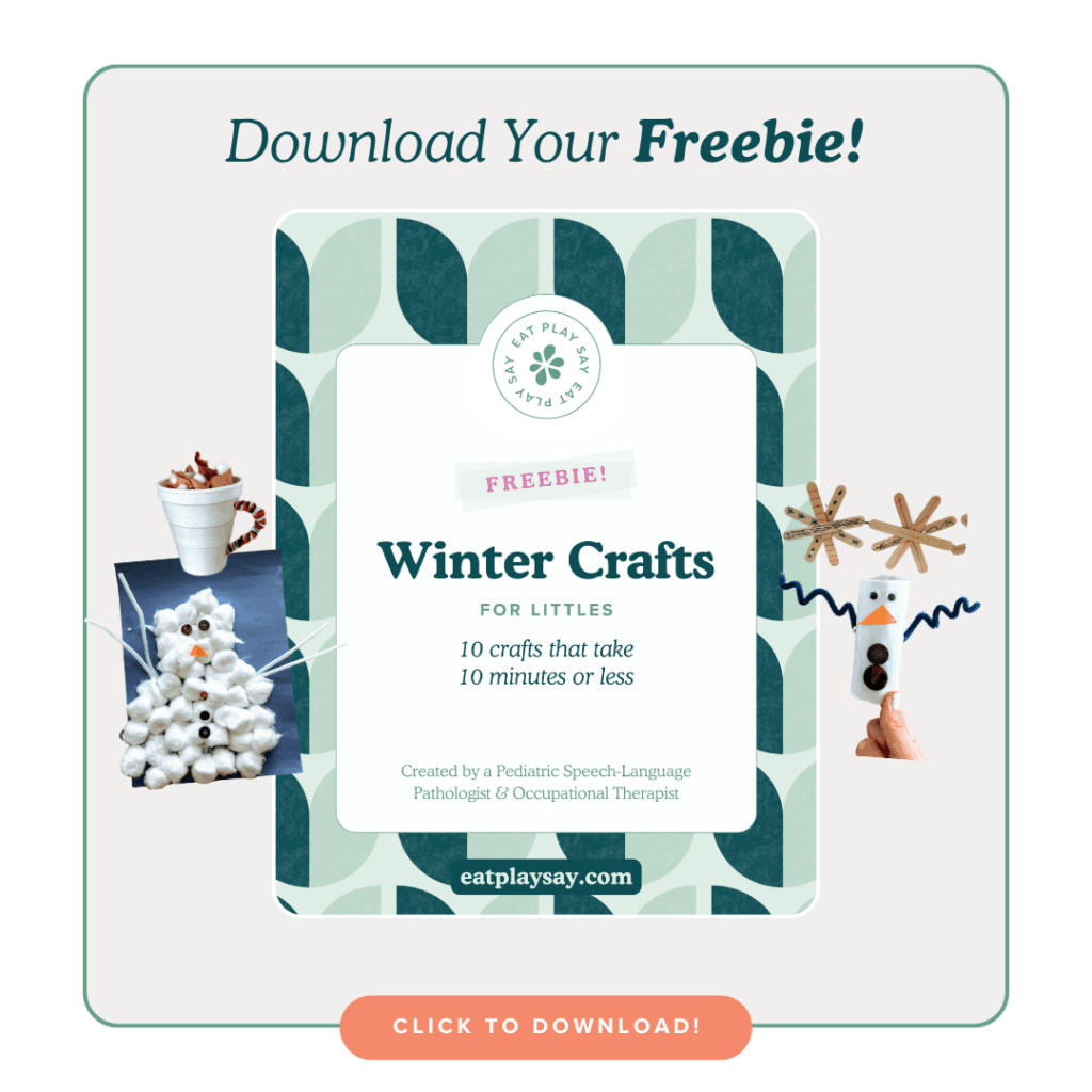 winter crafts freebie download image