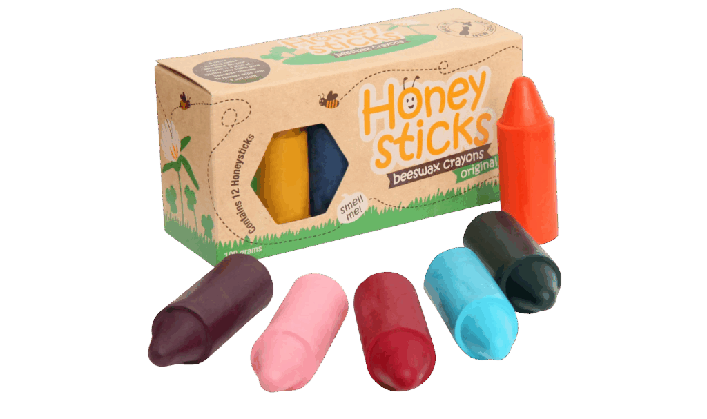Honeysticks chunky beeswax crayons for toddlers
