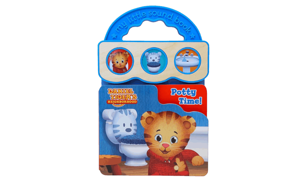 Daniel Tiger's Potty Time! sound book for kids