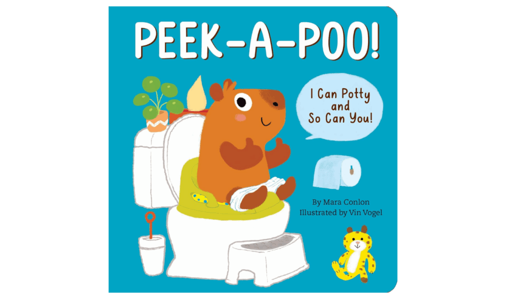 Peek-a-poo potty training book
