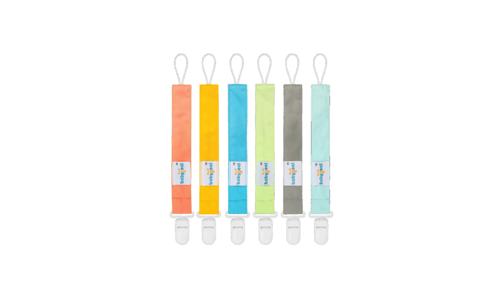 pack of 6 pacifier clips