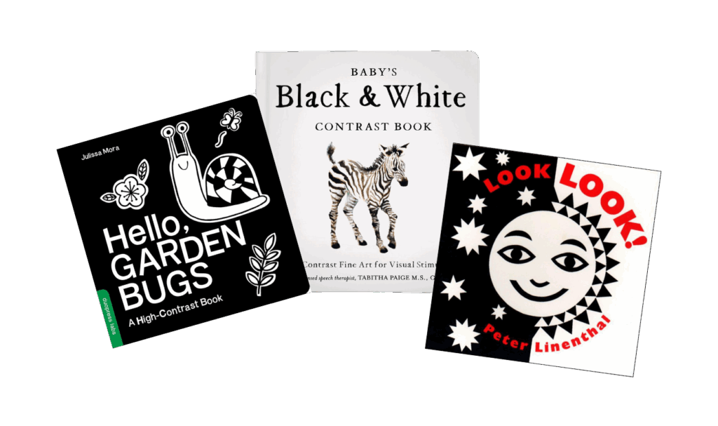 high contrast board books for baby