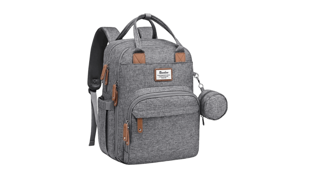 Ruvalino diaper bag in gray
