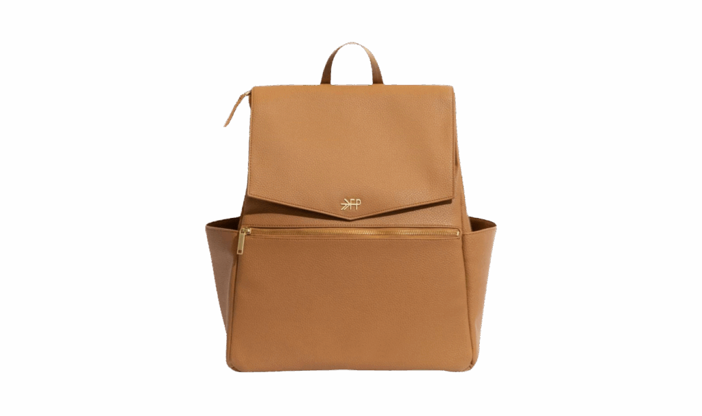 Freshly Picked Classic II diaper bag in camel color