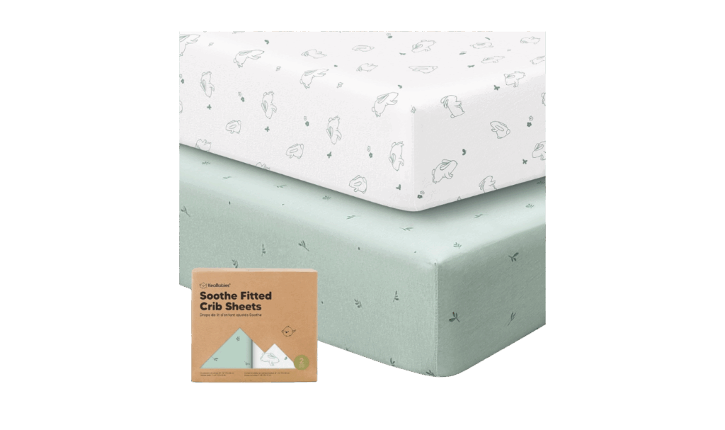 KeaBabies 2 pack gender neutral crib sheets