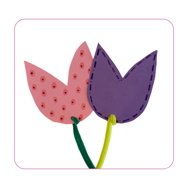 pipe cleaner flower craft