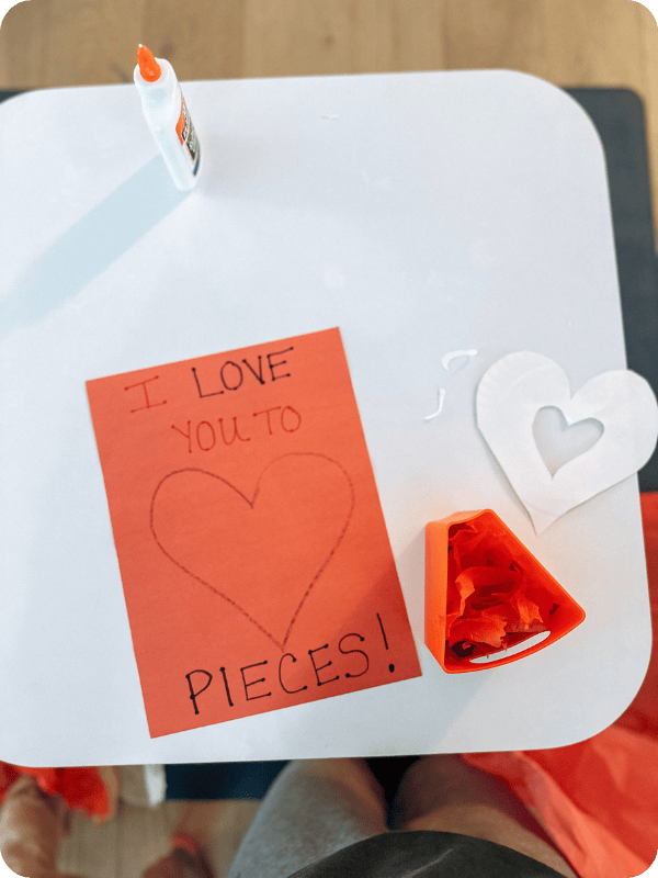 homemade Valentine's Day card