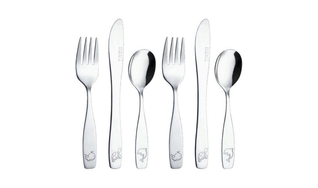 stainless steel toddler utensils