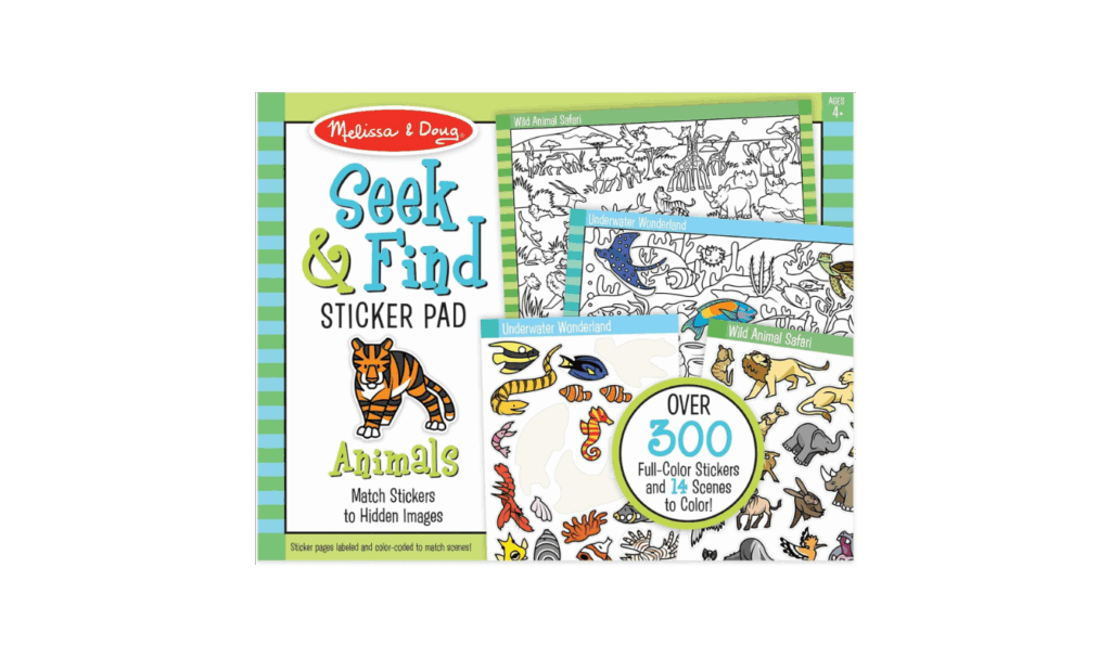 Melissa and Doug seek and find sticker pad