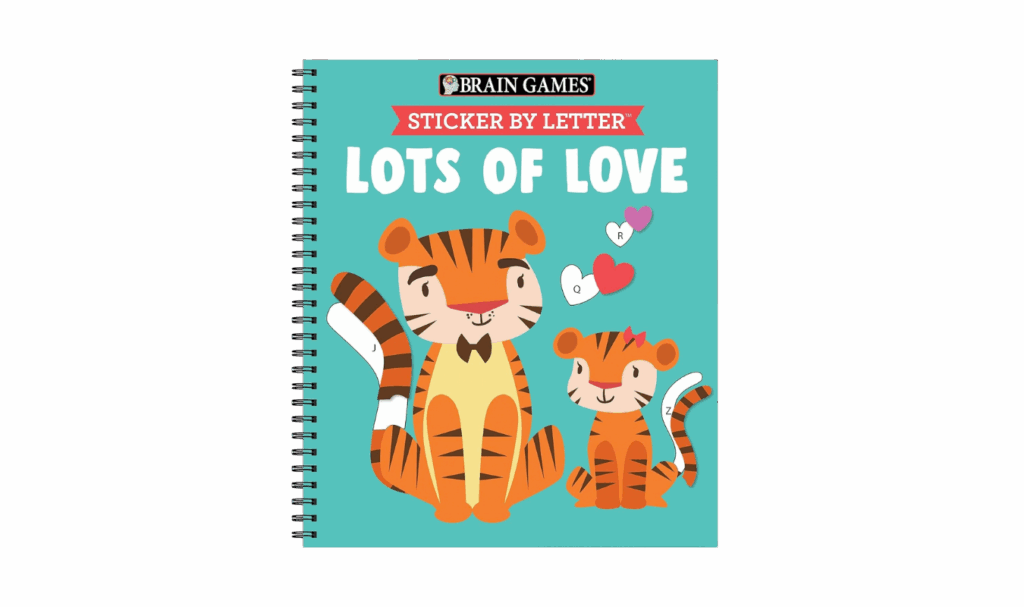 Brain games Sticker by letter book