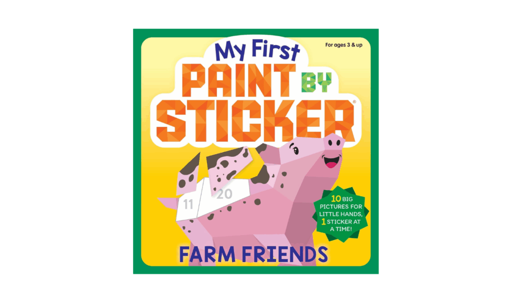 My First Paint by Sticker book, farm friends theme