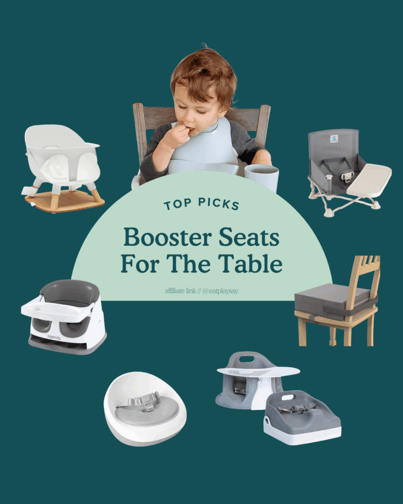 round up image of booster seats for the table