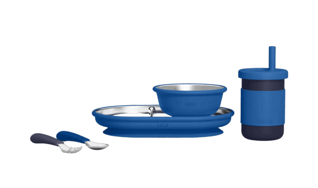 Lalo stainless steel mealtime set