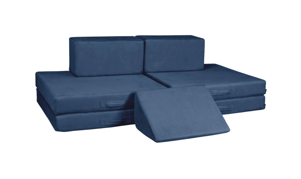 figgy play couch in navy blue